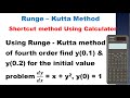 snm ma3251 unit 5 fourth order runge kutta method using calculator tamil with english subtitle