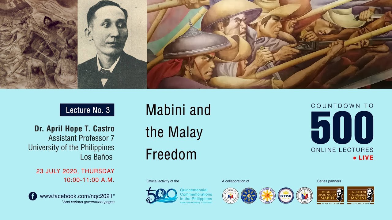 Mabini and the Malay Freedom | 23 July 2020 | Countdown to 500