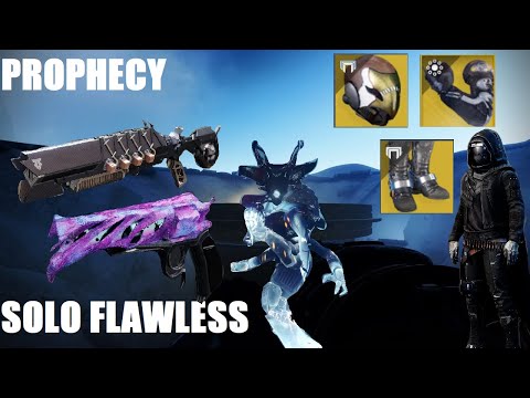 Solo Flawless Prophecy Dungeon - Hunter - 1 Phase Both Bosses - Destiny 2 Echoes