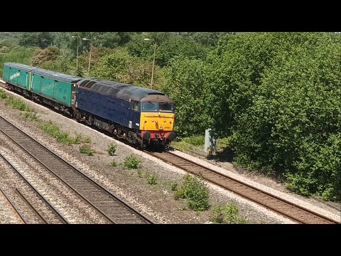 Class 57 no.57003 passing through near ilkeston