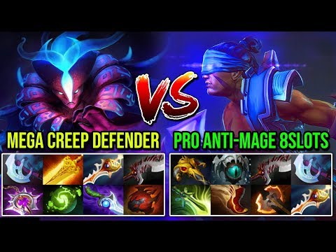 [Spectre] Vs [Anti-Mage] Super Mega Creeps Defender Vs 8Slots Carry LATE GAME BATTLE RAPIER DOTA 2