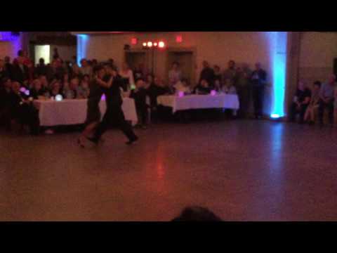  Jonathan Saavedra  and  Clarisa Aragon  are  dancing  at  Toronto Tango Festival  in  2016