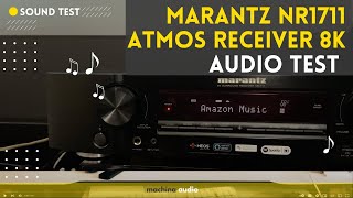 MARANTZ NR1711 Receiver Dolby Atmos 8K Heos SOUND TEST | Recorded Live in Stereo