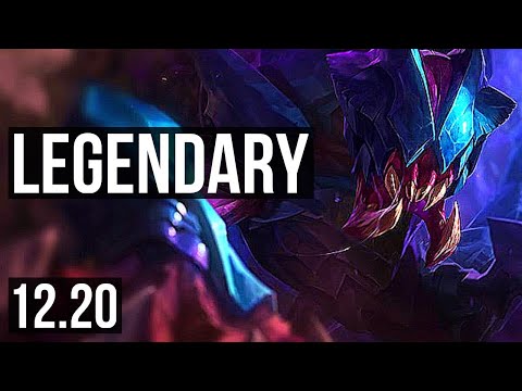 REK'SAI vs KAYN (JNG) | 11/1/5, 2.0M mastery, 600+ games, Legendary | EUW Grandmaster | 12.20