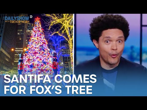 Fox News’s Christmas Tree Is Set on Fire & There May Be a Hut on the Moon | The Daily Show