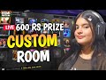 BGMI LIVE CUSTOM ROOMS 600 RS PRIZE POOJA GAMING YT IS LIVE Bgmi Girlgamer Custom Room