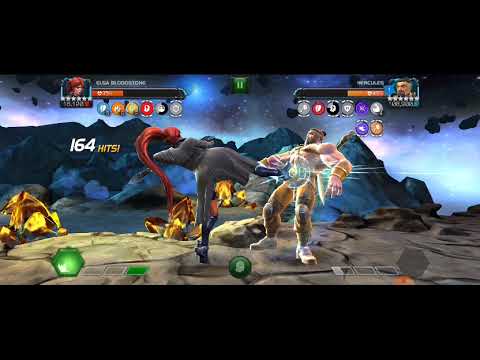 mcoc eternity of pain week 1 hercules easy cheese.only 1 revive...