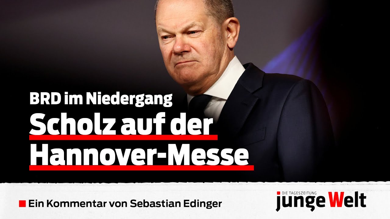 Hannover Messe: Scholz lobt Arbeit der Bundesregierung, während Wirtschaft den Anschluss verliert