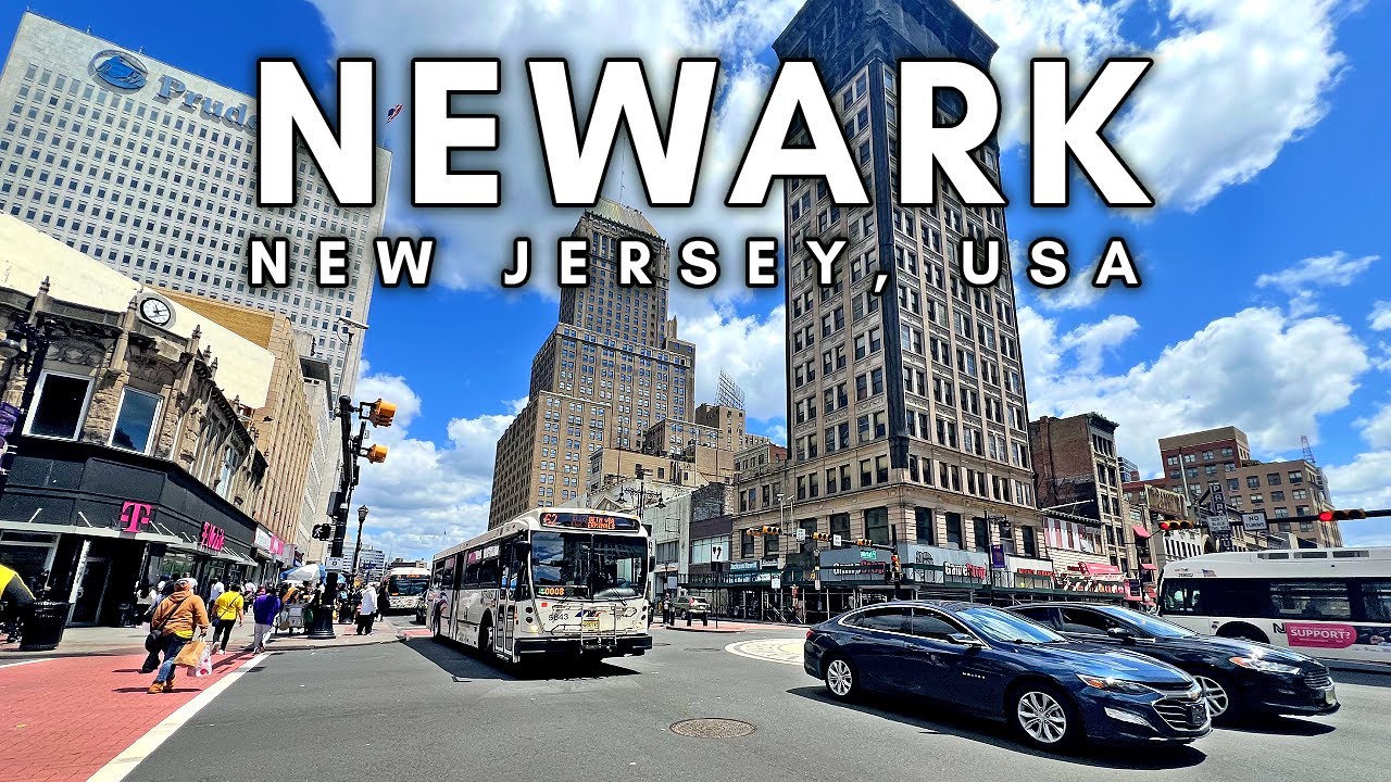 Immersive street-level walking tour through Newark Downtown, United States, showcasing authentic urban landscapes, local architecture, and the vibrant atmosphere of the city's neighborhoods