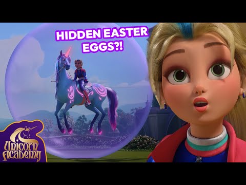 CRAZY Hidden Easter Eggs in Unicorn Academy Chapter 2 🦄 Cartoons for Kids