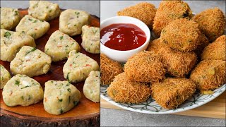 Egg Aloo Triangle Snacks | Aloo Snacks Recipe | Crispy Aloo Nashta Recipe | Potato Snacks Recipe