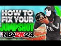 HOW TO FIX YOUR JUMPSHOT ON NBA 2K24 CURRENT GEN! BEST JUMPSHOTS & SHOOTING SECRETS ON NBA 2K24!
