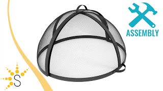 Sunnydaze Easy Access Fire Pit Spark Screen - KF-EOS