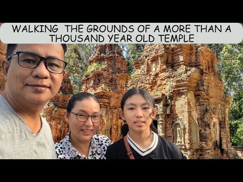 TEMPLO PREAH KO || Caminhando no terreno de um templo com mais de mil anos || Siem Reap