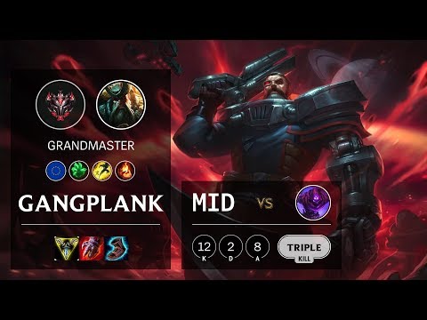 Gangplank Mid vs Malzahar - EUNE Grandmaster Patch 10.11