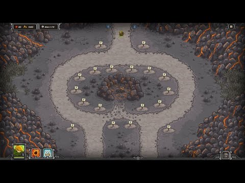 Kingdom Rush - level 11 - Forsaken Valley ⭐⭐⭐/ 3 stars - 3 estrellas