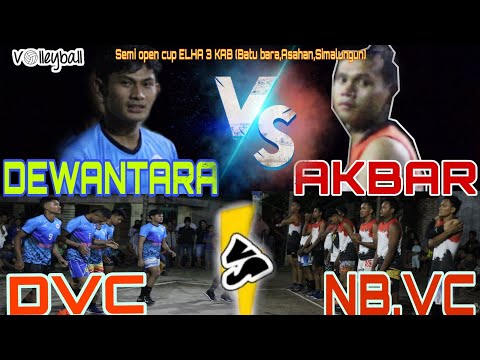 DVC vs NB.VC Dewantara tak terbendung, Akbar Siantar coba membendung, panas dan berkelas