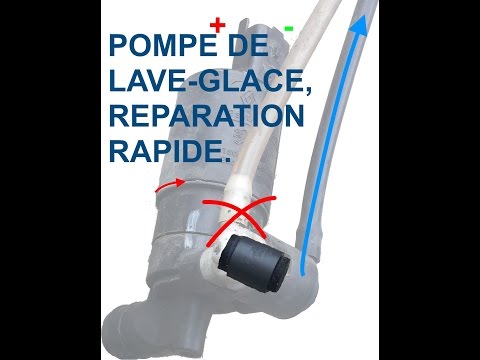 comment demonter pompe lave glace scenic 2