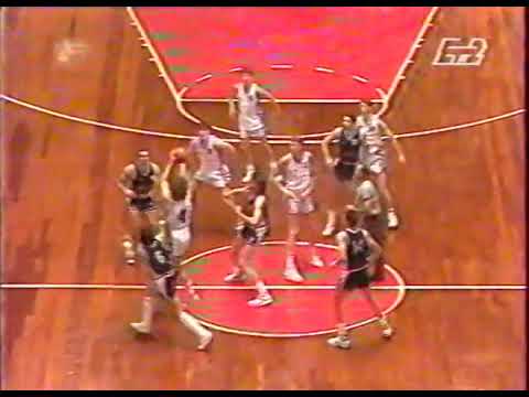 EUROBASKET: 1991 preliminary round - Greece vs Czechoslovakia (OT, Galis 32 pts, Svoboda 30 pts)