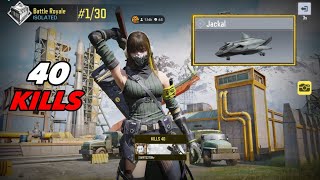 40 KILLS, SOLO VS SQUAD JACKAL GAMEPLAY 👑