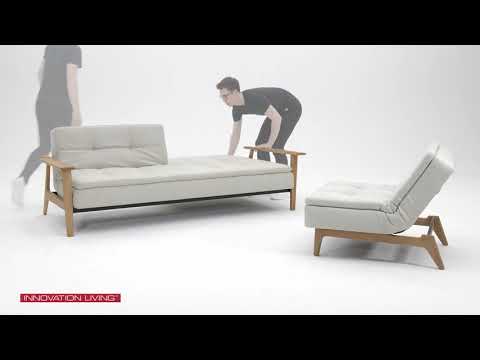 Dublexo Frej Sofa Bed  and Chair from Innovation Living - Operating Video
