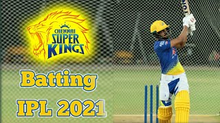 Ruturaj Gaikwad Batting | IPL 2021 | Csk Practice Session 2021 | Batting Practice