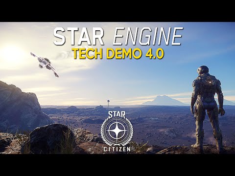 STAR ENGINE New INSANE Tech Demo with Star Citizen 4.0 Gameplay | CitizenCon 2023 4K No Commentary