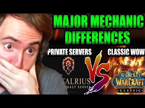 Asmongold Reacts TOP 7 Mechanic Changes We'll See in Classic WoW Coming From Private Servers
