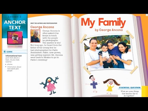 Lesson 2 for Second Grade: My Family