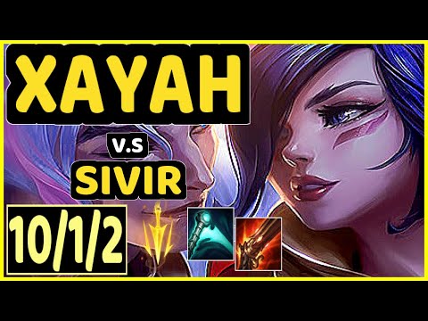 XDSMILEY (XAYAH) vs SIVIR - 10/1/2 KDA BOTTOM ADC CHALLENGER GAMEPLAY - EUW