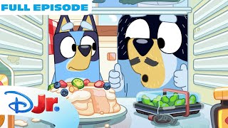 Bluey "Pavlova" FULL Episode! ☕️ | Bluey and Dad Open a Café | @disneyjr