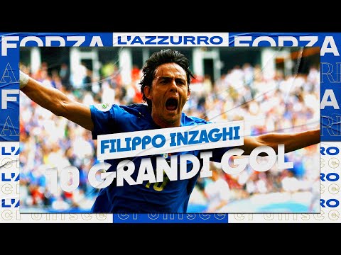 10 grandi gol di Filippo Inzaghi in Nazionale
