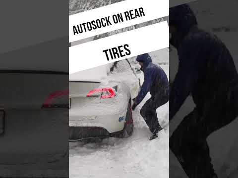 Testing the Autosock on a Tesla - Does it work?