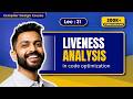 Lec 31 Liveness Analysis In Code Optimization Dataflow Analysis