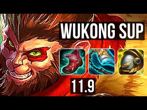 WUKONG & Samira vs LEONA & Ezreal (SUPPORT) | 3.6M mastery, 1600+ games | KR Grandmaster | v11.9
