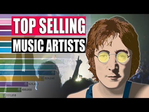 Top Selling Music Artists of All Time from 1969 to 2019