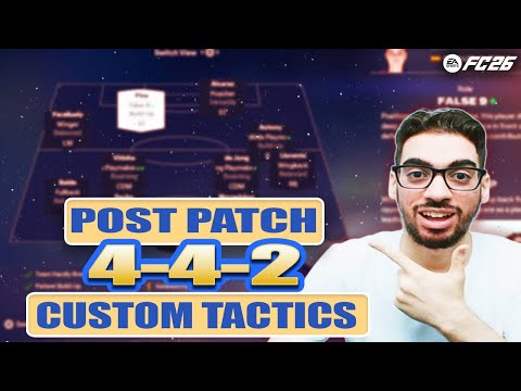 *POST PATCH* BEST META 442 FORMATION AND CUSTOM TACTICS | FC 26 ULTIMATE TEAM