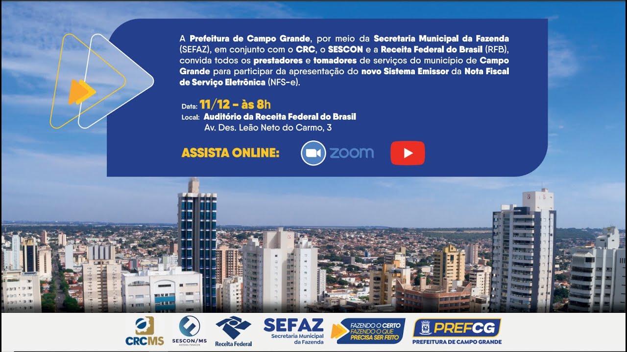 Apresentação do novo Sistema Emissor da Nota Fiscal de Serviços Eletrônicos (NFS-e)