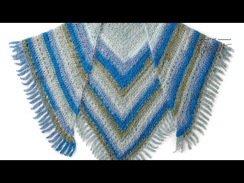 Left Hand: Make A Point Shawl Pattern | The Crochet Crowd
