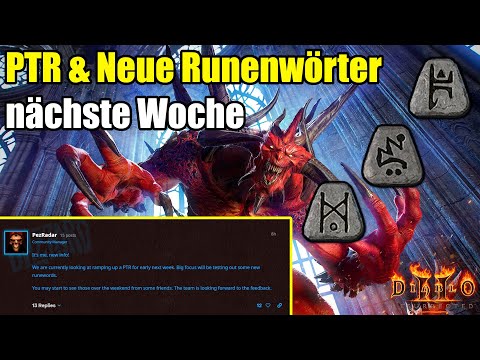 D2R | PTR & Neue Runenwörter nächste Woche