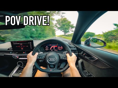2020 Audi RS4 Avant POV Drive + Accelerations & Launch!