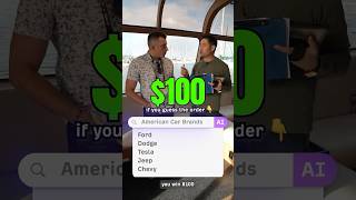 Guess which American Car Brand is the Most Popular in AI Search - Win $100