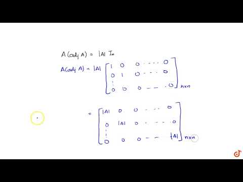 Let A be a non-singular square matrix of order n. Then; `|adjA| = |A|^(n-1)`