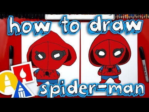 How To Draw Spider-Man Homecoming - YouTube