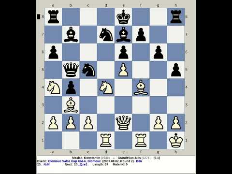 Maslak, Konstantin vs Grandelius, Nils | Olomouc Valoz Cup GM A Chess 2007, Czech Republic