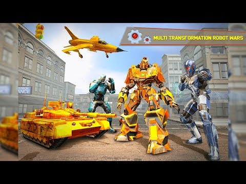 Air Robot Transform Battle - Tank Robot War Games (Machine Dreams Inc) | Android Gameplay