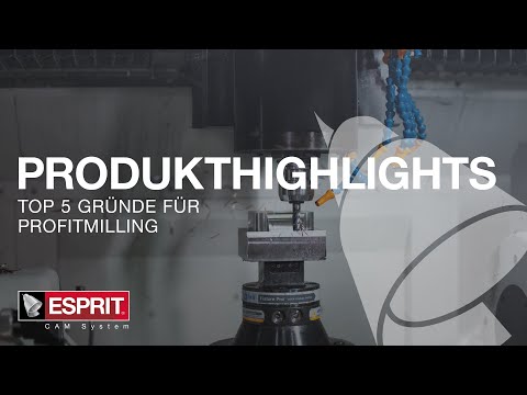 Top 5 Gründe für den trochoidalen Fräszyklus ProfitMilling 