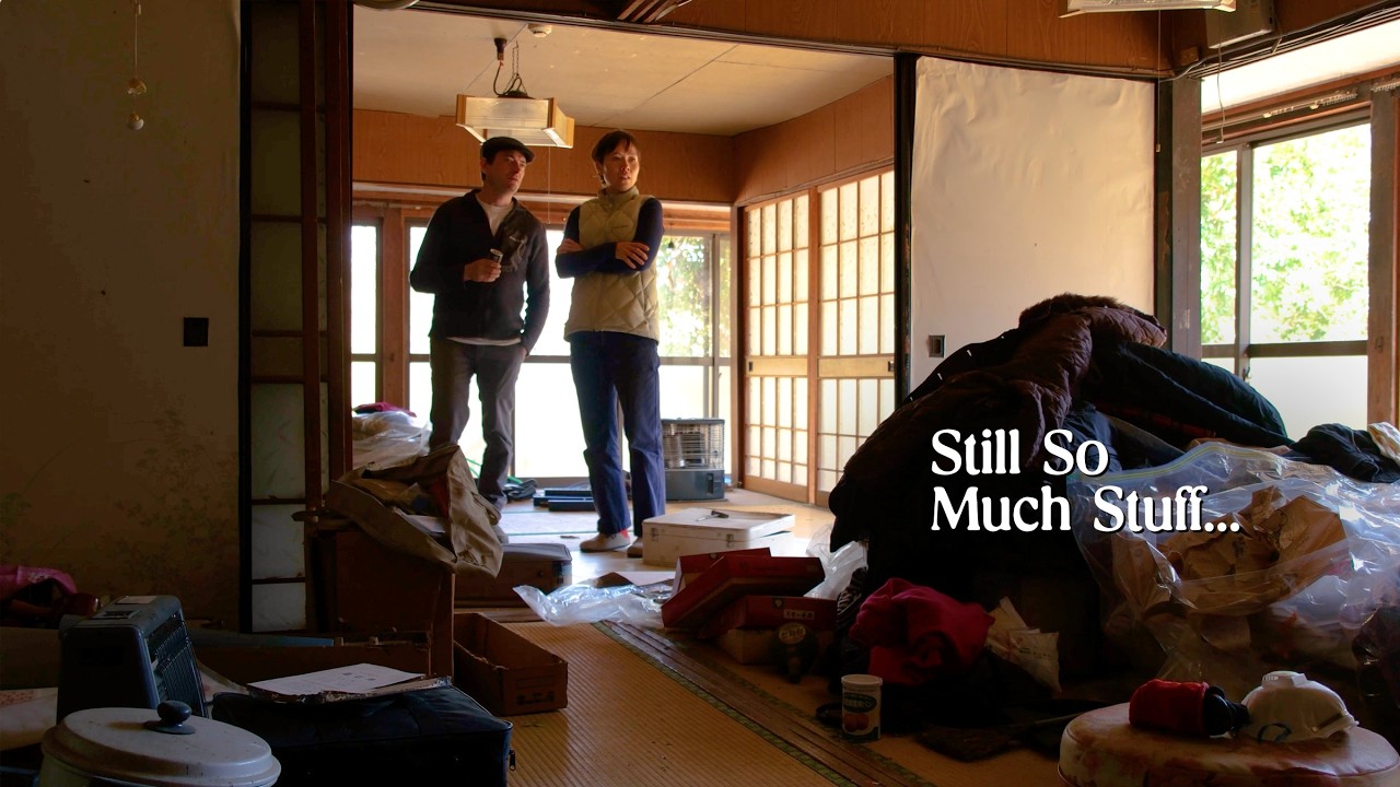 Spring Cleaning our Akiya House in Rural Japan (Recycling and Second-hand Clothes) Ep. 5