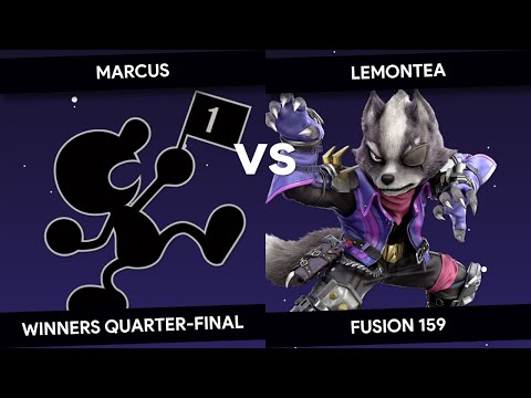 Fusion 159 - Marcus (Mr.Game & Watch) vs LemonTea (Wolf) - Winners Quarter-Final