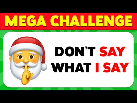Avoid Saying The Same Thing As Me 🤔 CHRISTMAS EDITION 🎅